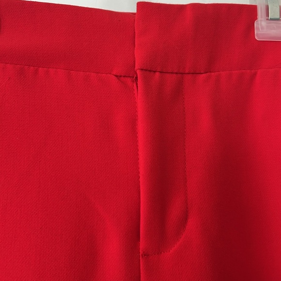 Torrid Size 12R Wide Leg/Mid Waist Pants (Red) - Picture 2 of 4